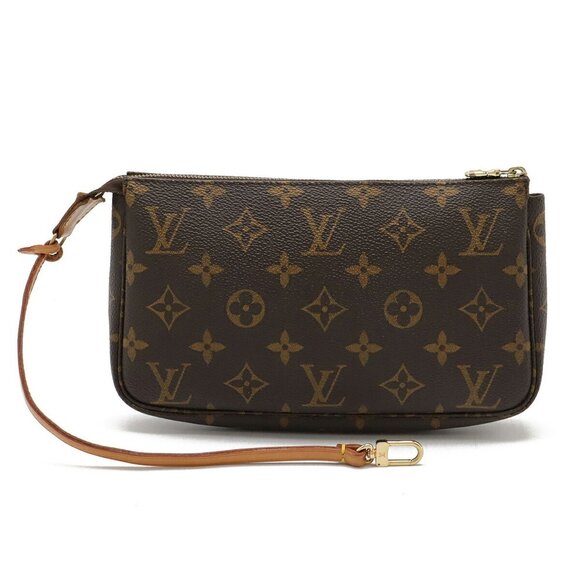 LOUIS VUITTON Brown Monogram Pouch - Picture 1 of 8